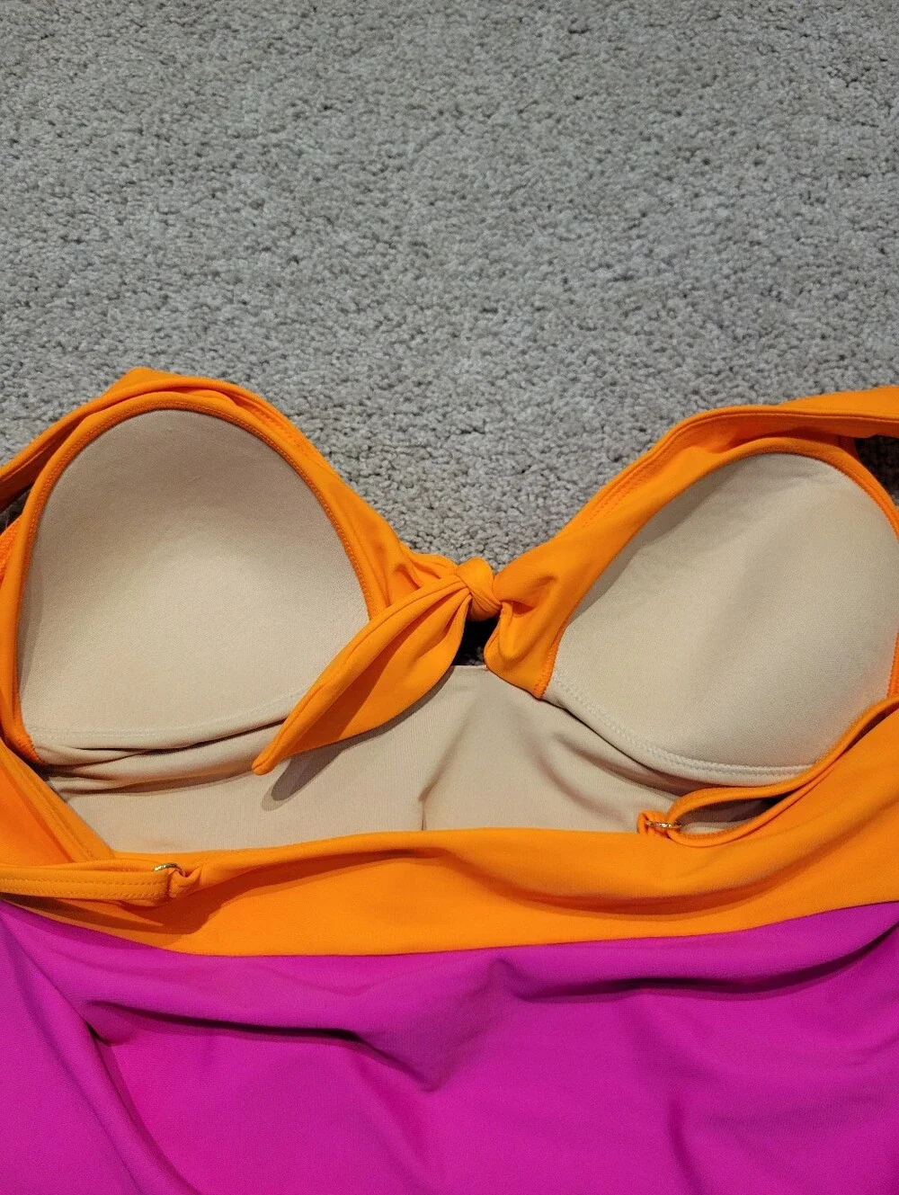 Summersalt The Jetsetter One Piece Swimsuit Hibiscus Tangerine Pink